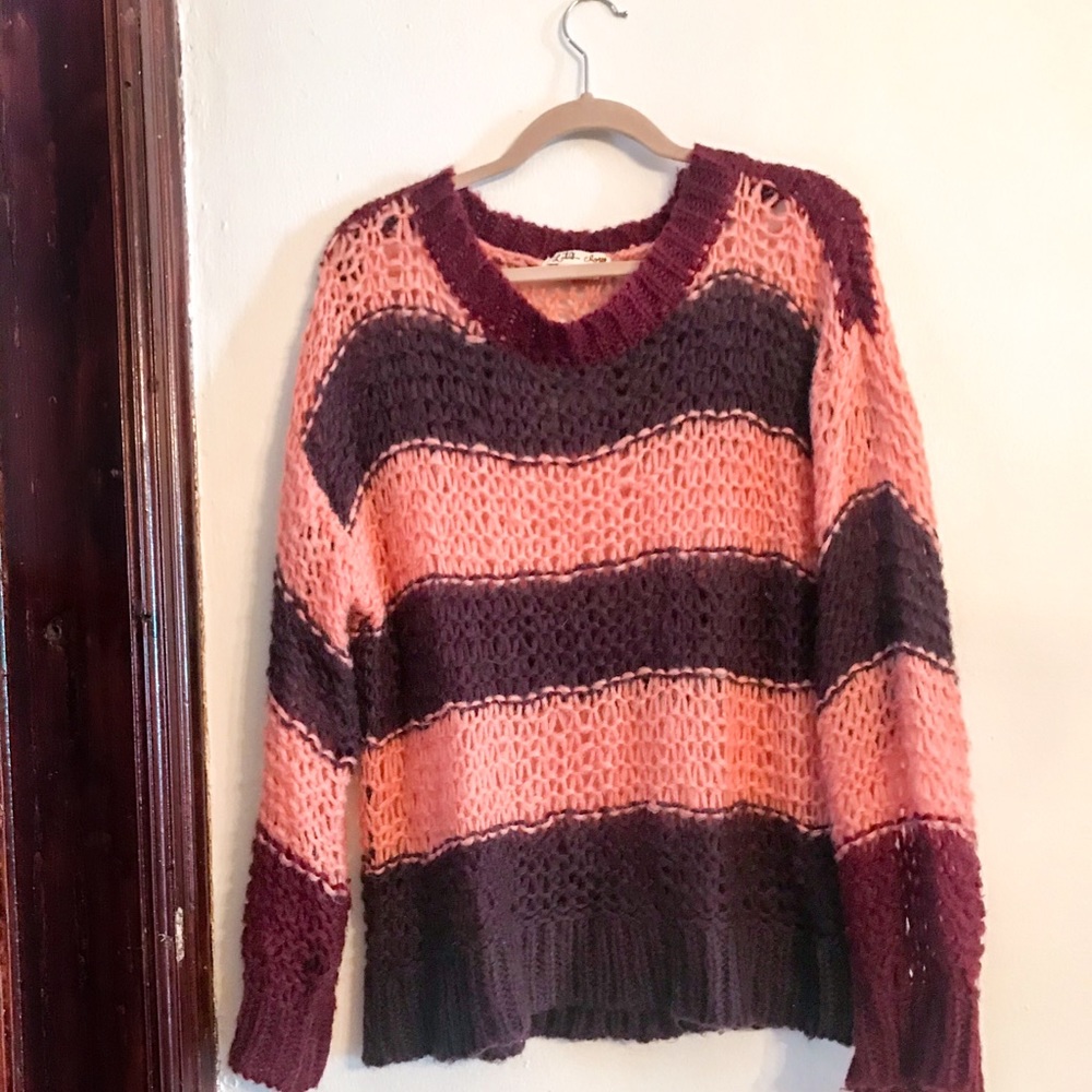 Loose-knit sweater oversized - Anthropologie